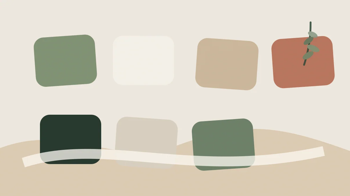 Matières douces et palette vert sauge pour la chambre